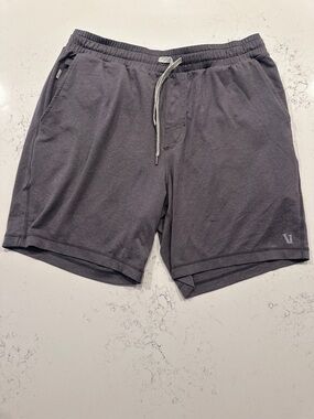 Vuori Men’s Ponto Performance Short 7" Charcoal